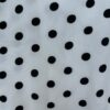 White Bobby Print Sleeveless Top for Petite Girls/Women