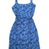 Blue Floral Sundress for Women