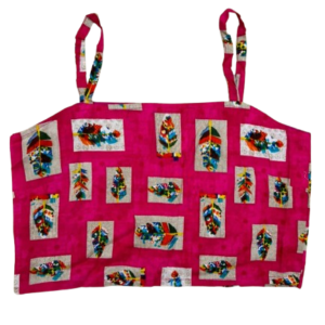 Women's Printed Pink Top